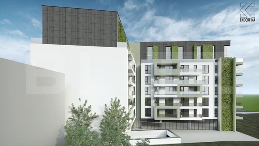 Apartament 4 camere, 102 mp, Terasa 214 mp, Imobil Nou, Semicentral