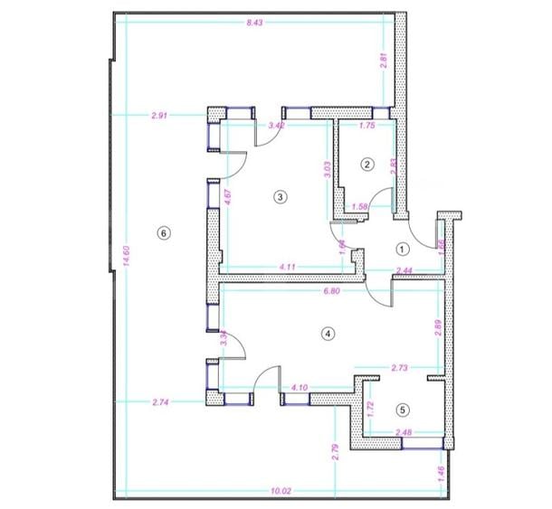 Apartament 2 camere, 52 mp, terasa 73 mp, zona Donath - 5