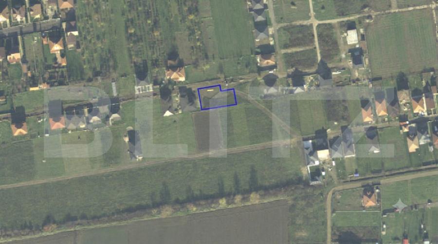Teren intravilan, 847 mp, front generos de 24 m, zona Paulesti