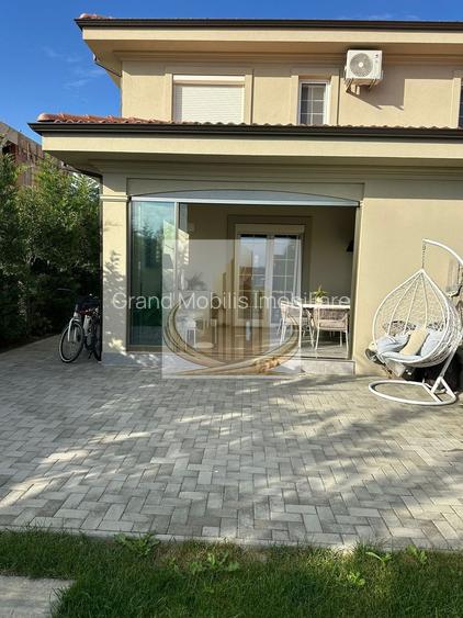 Casa in stil mediteranean, ultrafinisată 5 camere, 3 bai + curte.