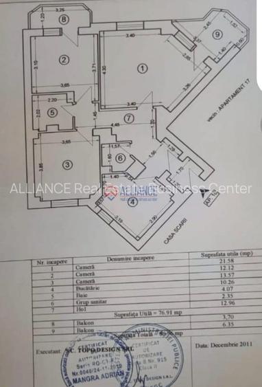 Zona Trocadero apartament 3 camere 87 mp - 9