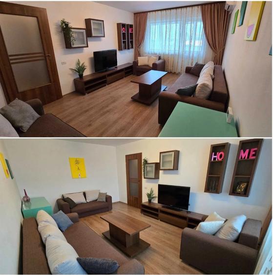 Apartament 3 camere, Centru, finisaje moderne, mobilat, centrala - DIN 1 MAI
