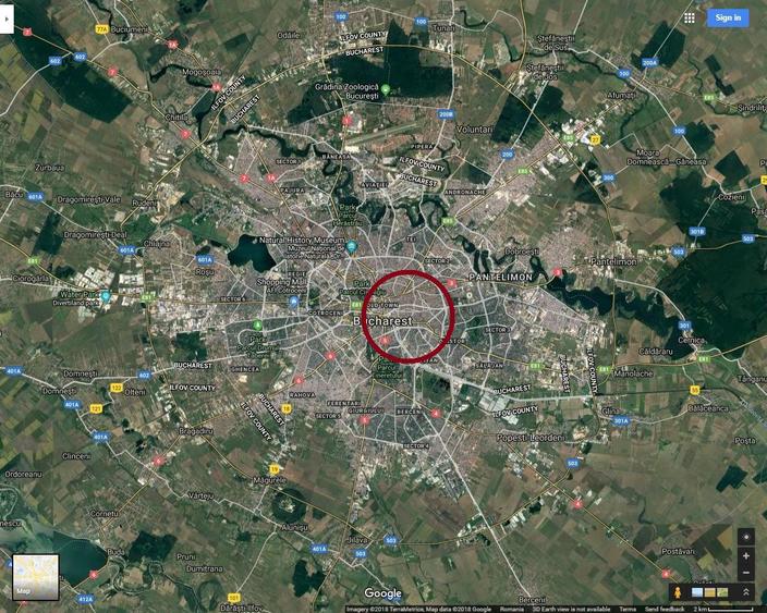 Zona Piata Rosetti teren 1200 mp ideal rezidential