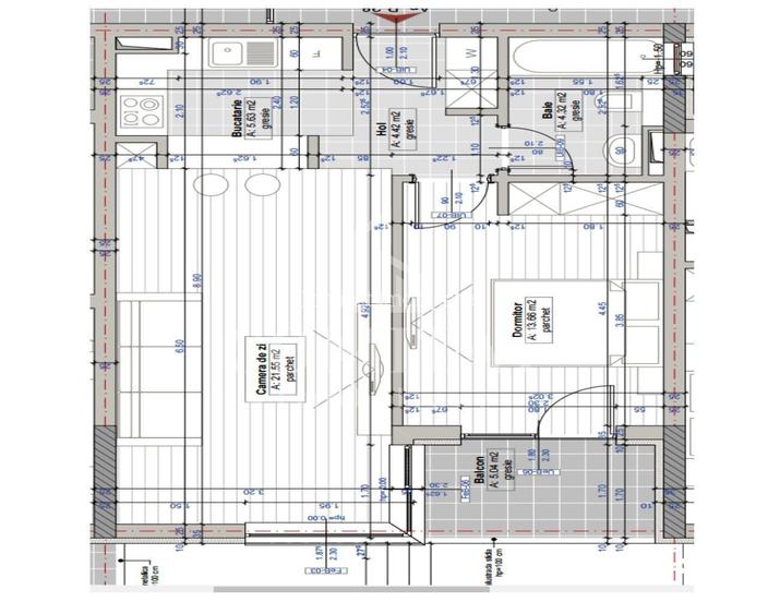 Apartament cu 2 camere Platinia Calea Mănăștur - 1
