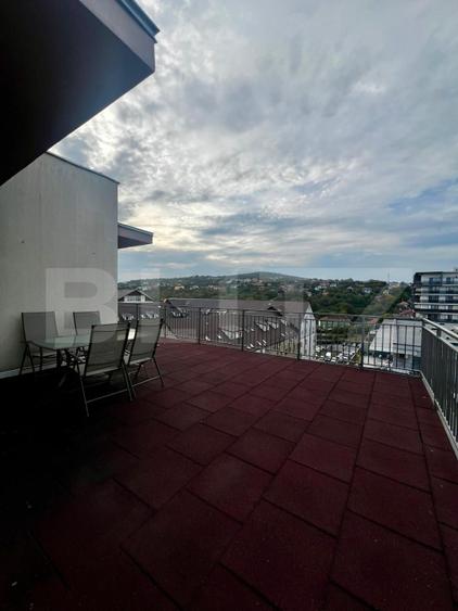 Apartament cu 2 camere, 52 mp cu terasa panoramica, parcare, Iris