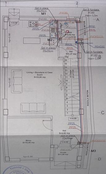 Vila ind.5cam,3bai/centruPopesti Leordeni-str.Erou Pantazica Gabr