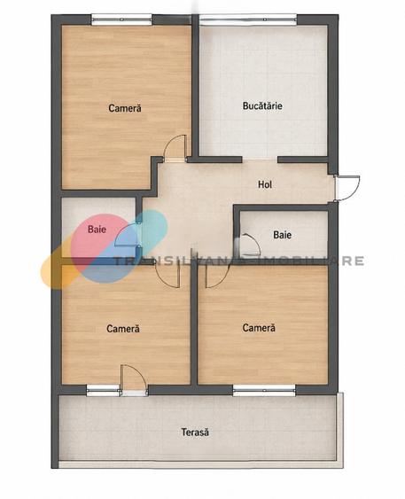 Apartament 3 camere, 79 mp, Marasti