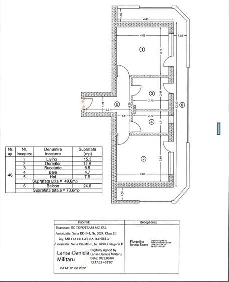 Popesti Leordeni-apartament decomandat mobilat si utilat