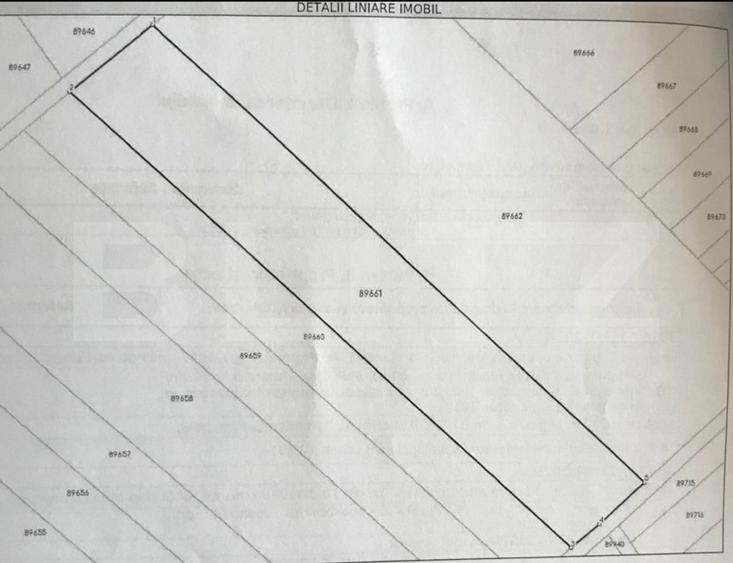 Teren extravilan 5.000 mp – zonă Combinat