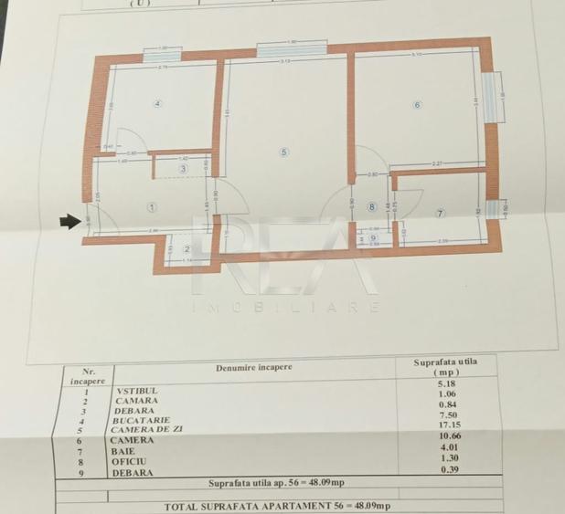 2 CAMERE RAHOVA - STR. MIȘCĂ PETRE  - 48 MP - IDEAL LO