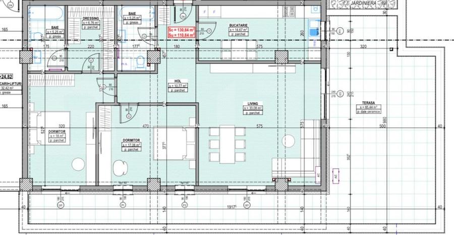 COMISION 0-Penthouse cu 3 camere, 110 mp+65 mp terasa, zona Fabrica de sticla