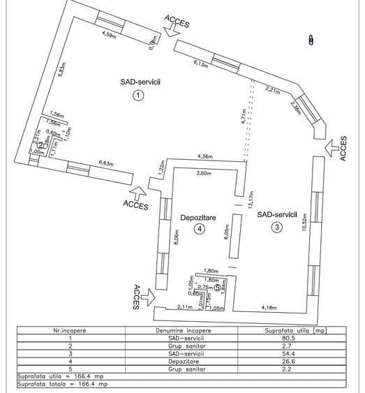 Spatiu comercial Cetatii