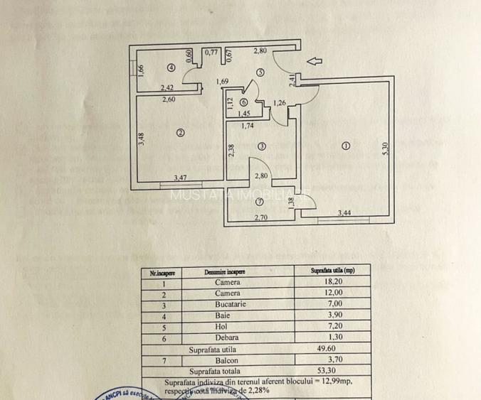 Apartament 2 camere decomandat, zona Independentei, etaj 2 - 8