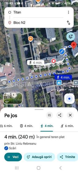 Garsonieră 4 min metrou Titan, Mega Image la scară, mobilată - 8