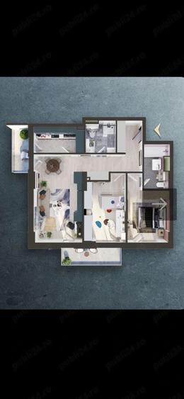 Apartament decomandat | 3 camere | 2 băi | 2 balcoane | Elite City