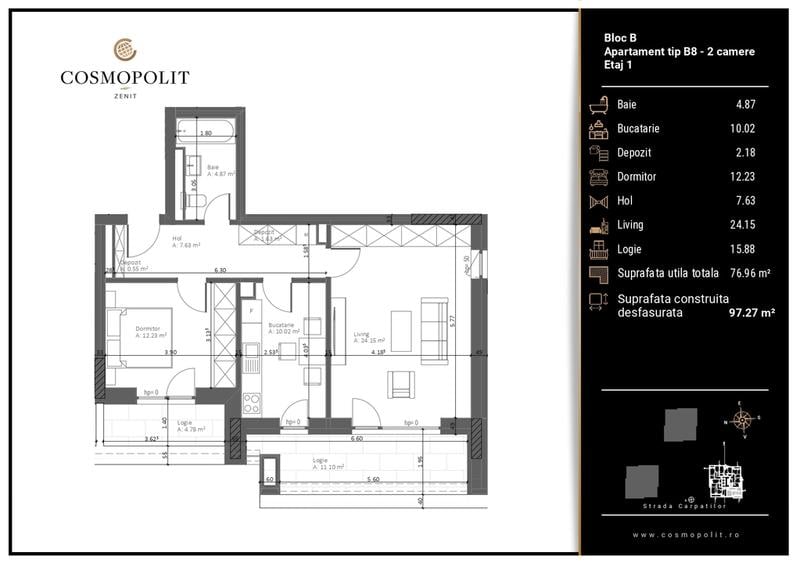 Apartament 2 camere