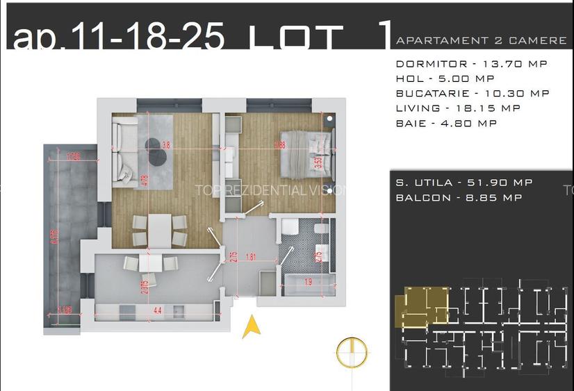 Oferta Pentru Ap cu 2 Camere - 2