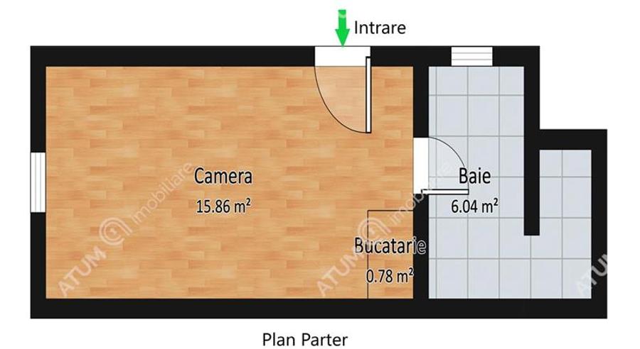 Casa ultracentrala compusa din 2 garsoniere zona Teatru Gong din Sibiu