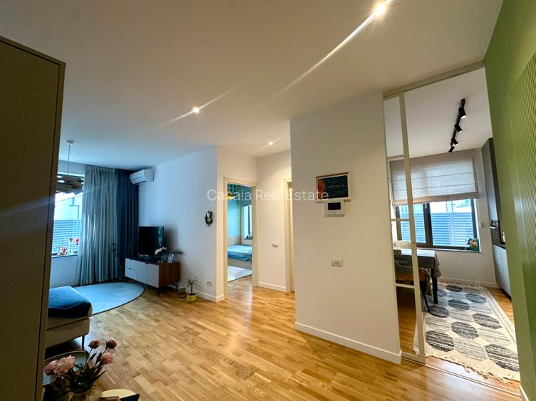 Apartament vanzare 2 camere Sos. Nordului | Grădină 37mp | mobilat lux - 11