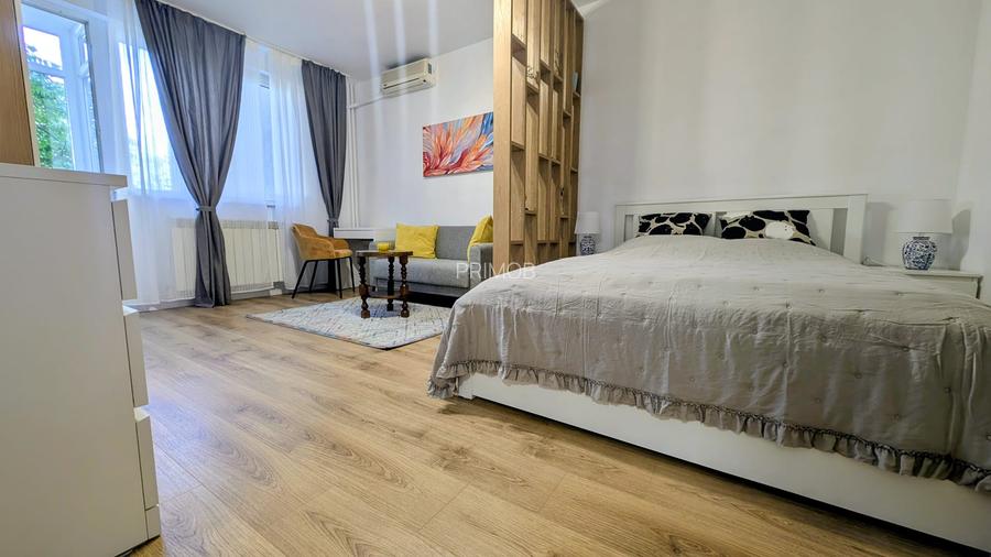 Herestrau,tip studio/zona de zi/noapte,renovata/mobilata nou,lux,3 min de parc - 3
