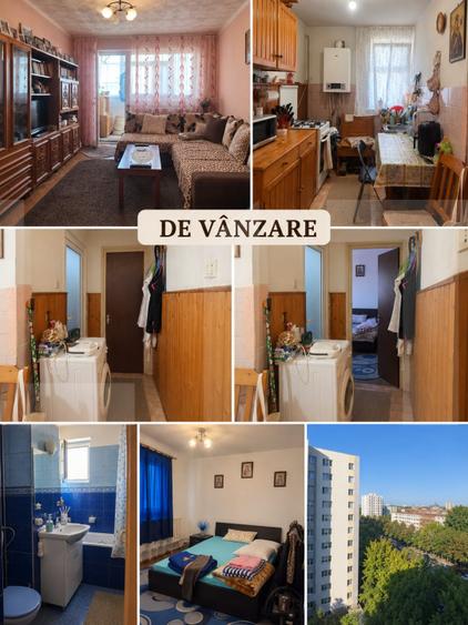 Apartament luminos la etajul 7, cu vedere deschisă și atmosferă primitoare