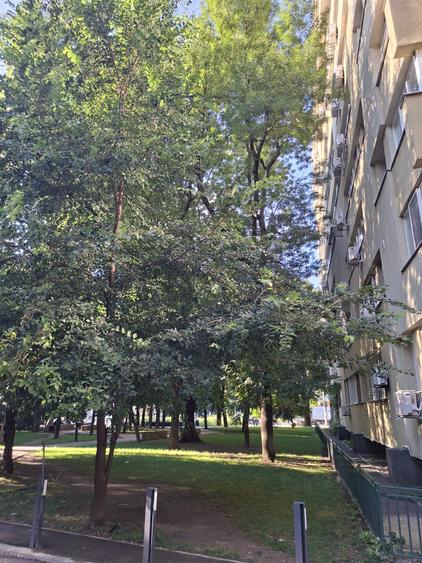 Gorjului Metrou in fata blocului Garsoniera Moderna