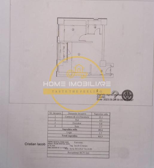 Etaj intermediar/Apartament 2Camere Mobilat&Utilat -Cartier Visoianu!
