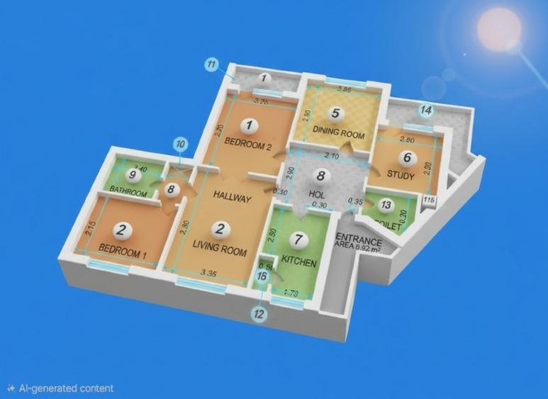 Apartament 5 camere SUPERB !