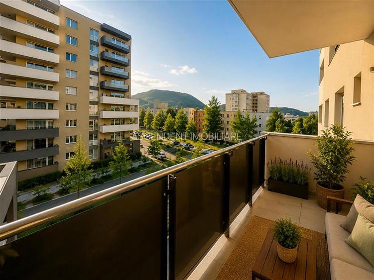 Decomandat, mobilat, elegant accesorizat, parcare, Urban Plaza,Brasov - 12