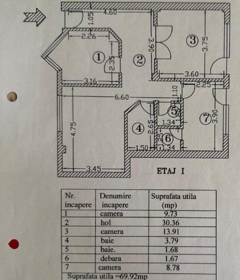 Apartament 3 camere, decomandat, 4 minute de Piața Obor, bloc 2007