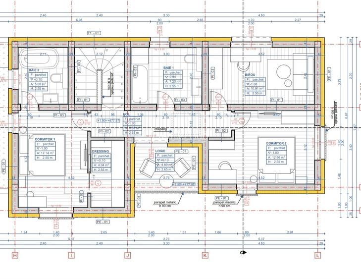 Casa individuala| 113mp| garaj |  teren 492mp|TVA inclus| Chinteni - 13