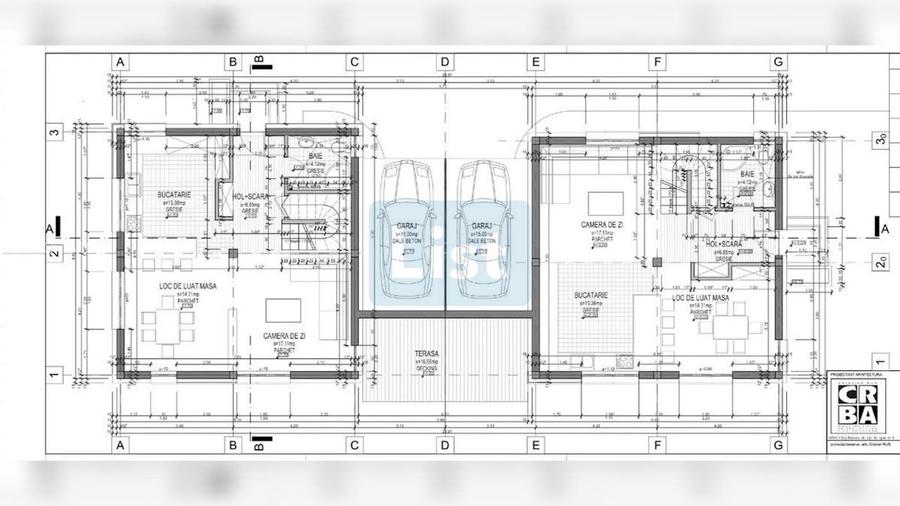 Case cu garaj, posibilitate finisare, zona Planoare