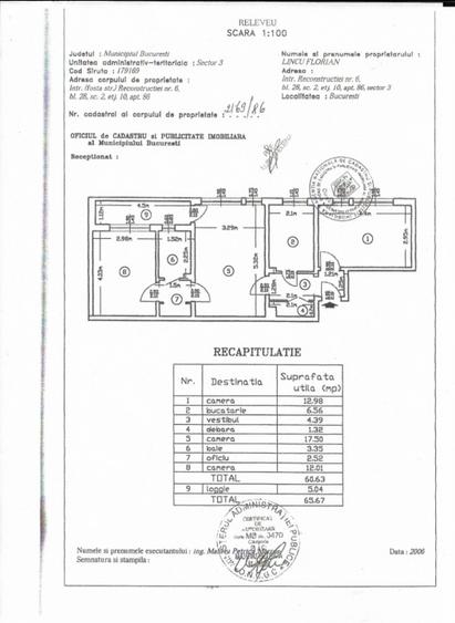 Apartament 3 camere, etaj 10, Titan — bloc reabilitat termic, lângă Parcul IOR