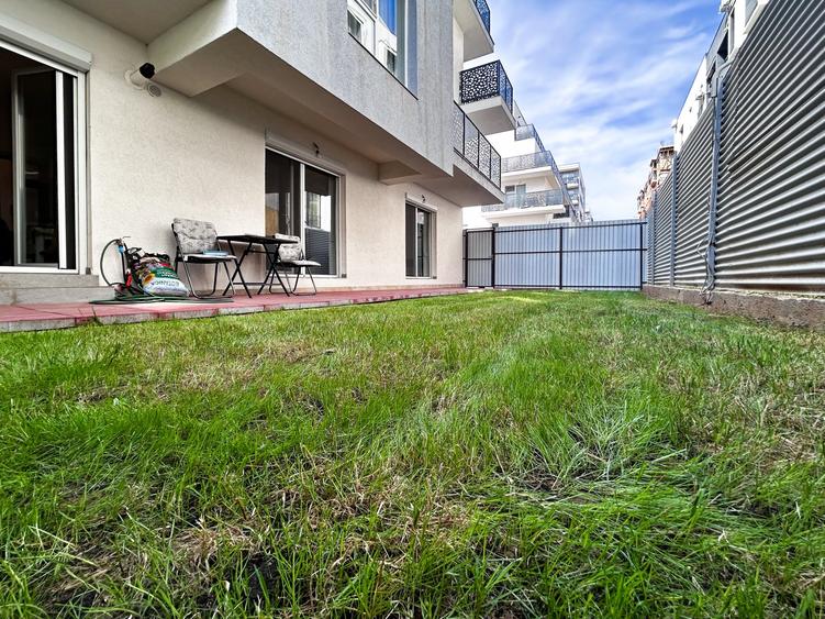 2 camere, curte privată 60 mp, centrala, bloc 2023