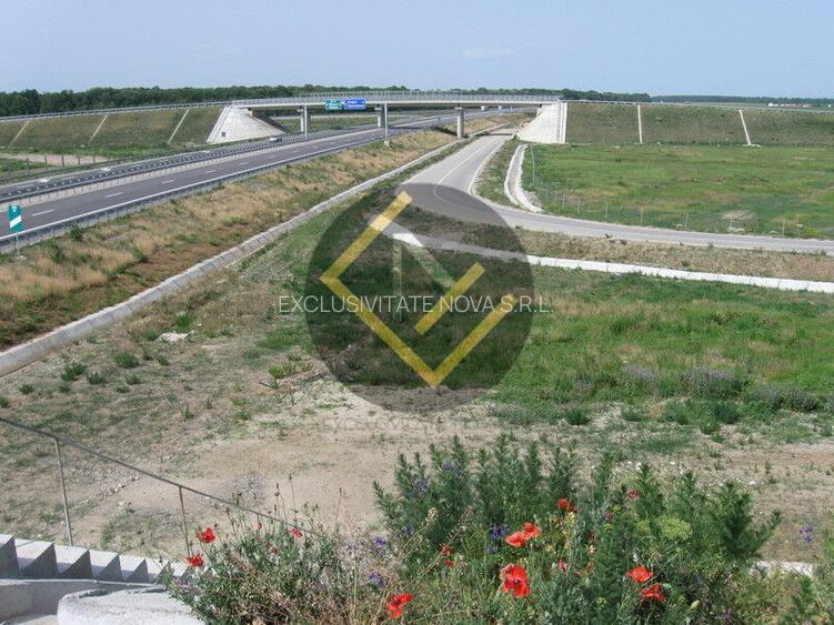 Teren 9Ha -> 16Ha Ha Intravilan , Exit A3 Snagov Ghermanesti Bucuresti-Ploiesti - 14
