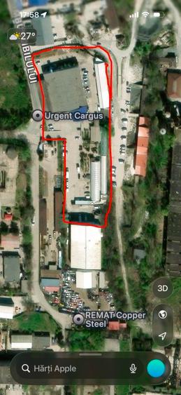Proprietate industrială de vânzare - 9800mp platforma + 3200 spatii comerciale
