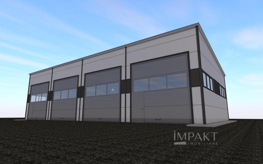 Teren Industrial 5800 mp cu PUD pentru 4 Hale – Centura Apahida