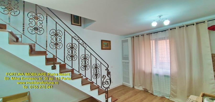 Apartament 4 camere tip duplex,cu tarasa,mobilat,utilat lux,la curte, Al.cel Bun