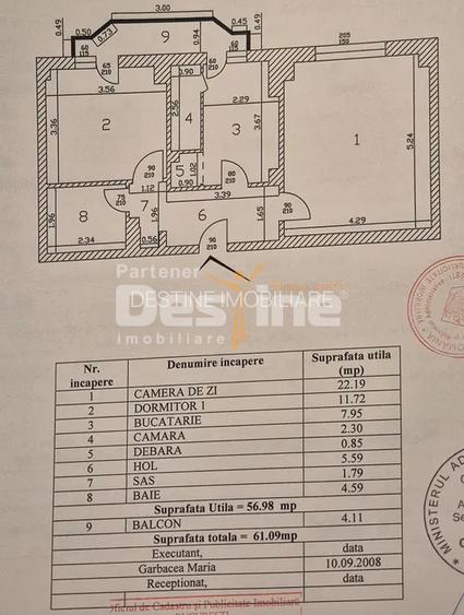 Apartament 2 Camere etaj 1 bloc 1987 in zona Iancului - 8