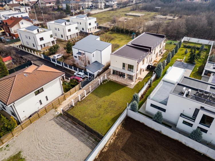 Vilă modernă, 4 dormitoare, Corbeanca, Str. Fermei nr. 6D - 35