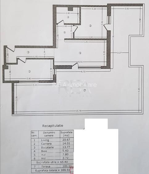 2 camere Dristor, centrală, an 2019, 65 mp - 11