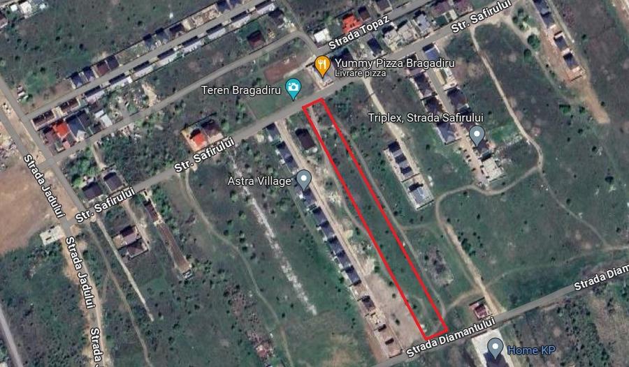 Teren intravilan Bragadiru, 5995mp -Safirului- Diamantului