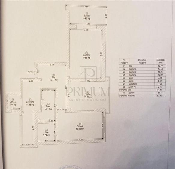 UNIRII - 3 CAM - DECOMANDAT -2 BAI - LUX - RENOVAT - LIFT - PANORAMIC ||