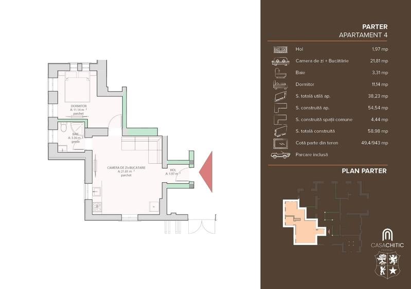 Apartament de vacanta VANDUT - (AP 4)