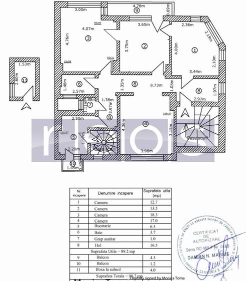 VANZARE 4 CAMERE | ZONA CALEA CALARASILOR- HALA TRAIAN - 21