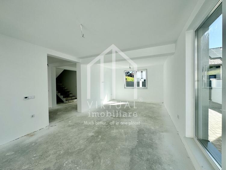 Casa individuala cu 4 camere, 125mp utili, 180mp curte libera