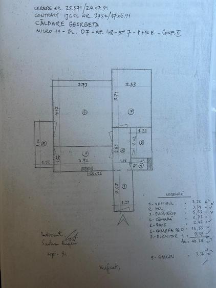 Apartament 2 camere decom - Micro 19