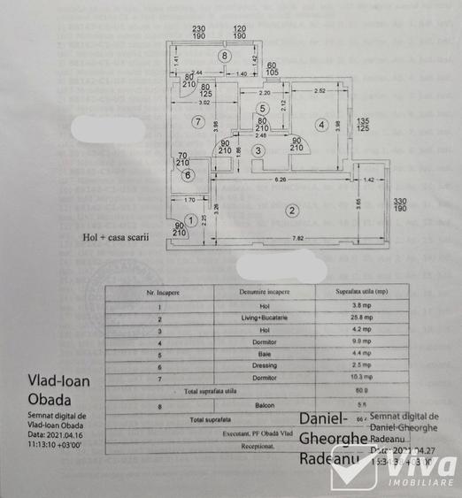 3 Camere, etaj 2/3, loc de parcare, complex privat – Cug, Expomobila