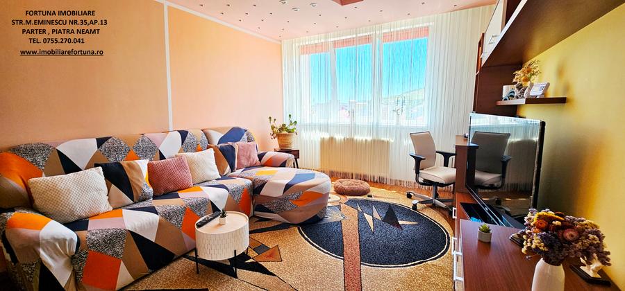 Apartament 2 camere modernizat,mansarda,etaj 10, zona Carpati-Darmanesti