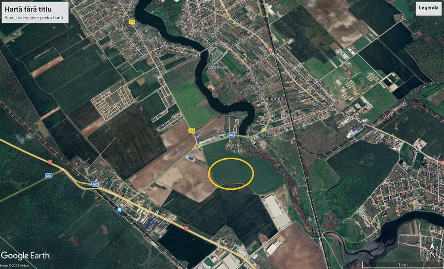 Teren intravilan DN7 Bucuresti - Buftea